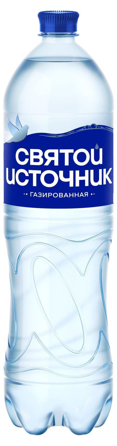 Вода питьевая Святой Источник с газом, 1,5 л