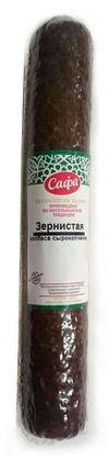 Колбаса сырокопченая Сафа Зернистая Халяль, ~ 0,5 кг