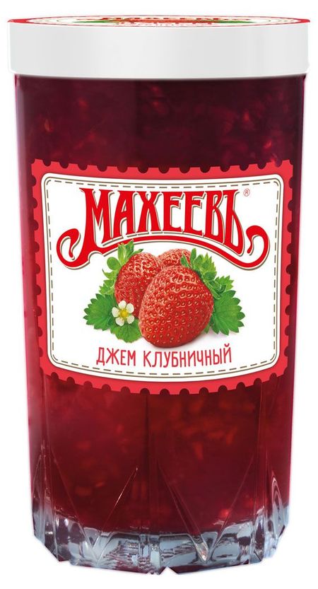 Джем МАХЕЕВЪ клубника, 400 г