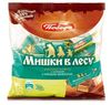 Конфеты Победа вкуса Мишки в лесу вафельные с начинкой в горьком шоколаде, 200 г
