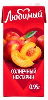 Нектар яблочный Любимый с персиком и нектарином, 950 мл
