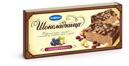 Торт Шоколадница с орехом и изюмом, 250 г