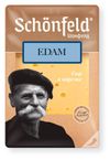 Сыр твердый Schonfeld Эдам нарезка 45% БЗМЖ, 125 г