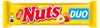 Шоколадные батончики Nuts с орехами мультипак, 66 г