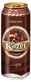 Пивной напиток Velkopopovicky Kozel темный фильтрованный 3,8%, 450 мл
