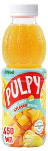 Напиток сокосодержащий Pulpy Ананас-Манго, 450 мл