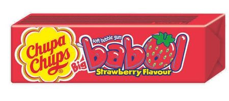 Резинка жевательная Chupa Chups Big Babol Клубника, 21 г