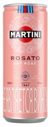 Игристый винный напиток Martini Rosato розовый полусухой Италия, 0,25 л