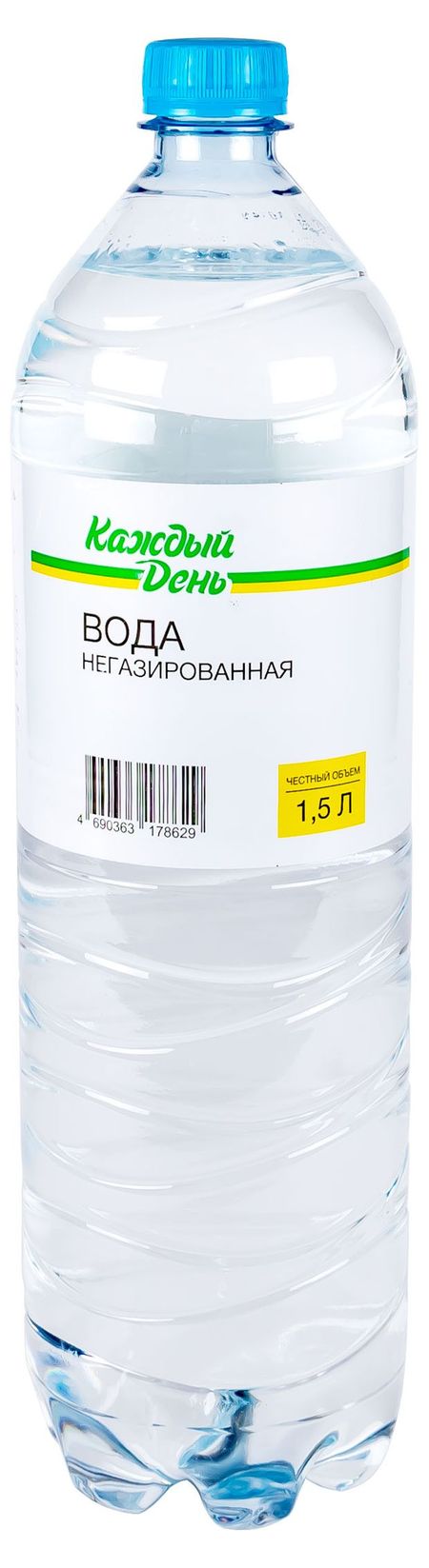 Вода питьевая Каждый день негазированная, 1,5 л