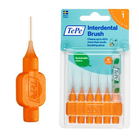 Межзубный ершик TePe Size 1 045 мм 6 шт 790₽
