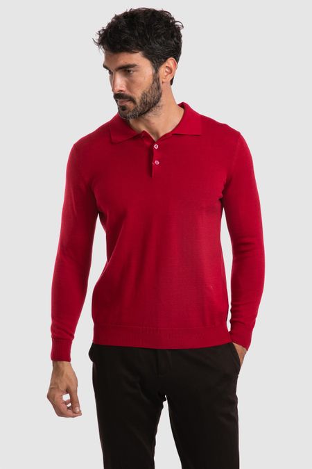 Поло с длинным рукавом из хлопка 2500₽