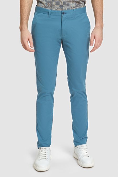 Брюки бирюзовые из хлопка 2990₽