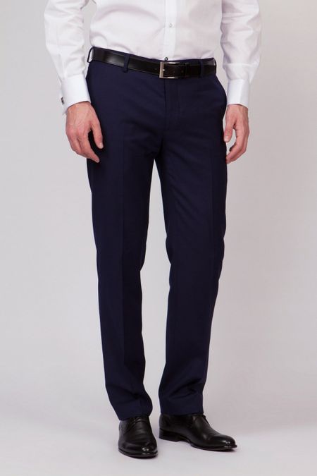 Костюмные брюки зауженные из шерсти 3000₽