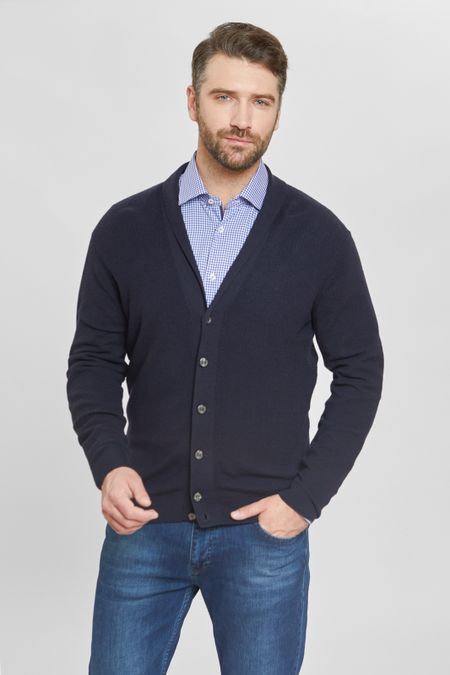 Кардиган из шерсти и хлопка 5593₽