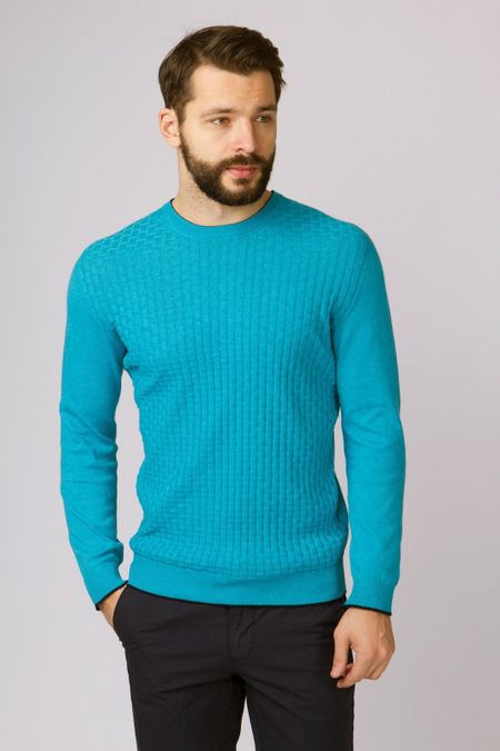 Джемпер из хлопка и шерсти 3799₽