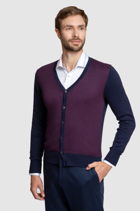 Кардиган из хлопка и шерсти 2990₽