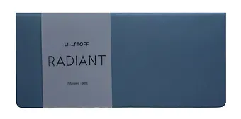 Планинг дат. 2025г. 64л "Radiant" синий, настольный, иск.кожа, интегр.переплет, термотиснение, покрытие Soft Touch, тонир.блок, ляссе, инд.уп