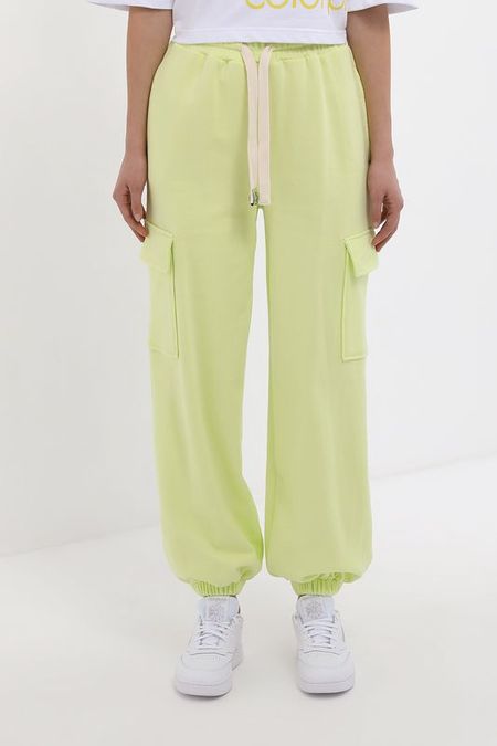 Брюки хлопковые на кулиске с карманами COLORPLAY 4192₽