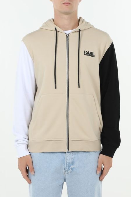 Толстовка хлопковая на молнии Karl Lagerfeld 14710₽