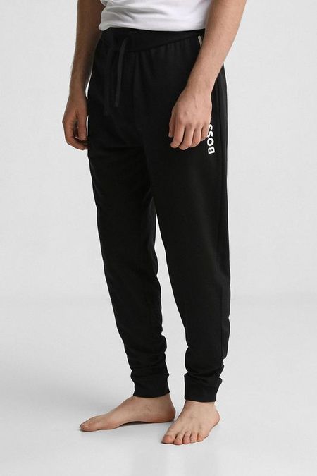 Брюки домашние хлопковые на кулиске с фирменной полосой BOSS 4567₽