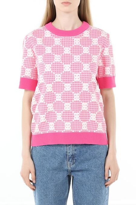 Джемпер хлопковый с коротким рукавом BELUCCI 4717₽