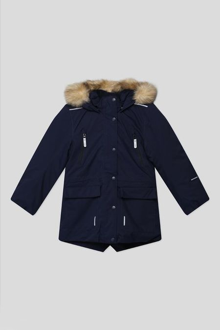 Куртка утепленная с мехом на капюшоне Risto Lassie 5767₽