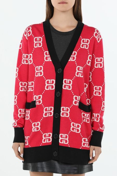 Кардиган с контрастными и деталями BELUCCI 5767₽