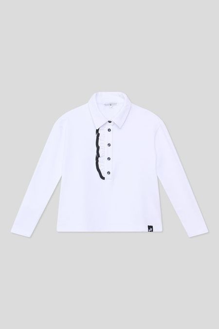 Блуза хлопковая с контрастными деталями Junior Republic 2617₽