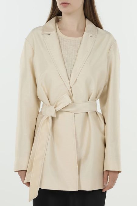 Пиджак удлиненного кроя на поясе SABRINA SCALA 4042₽
