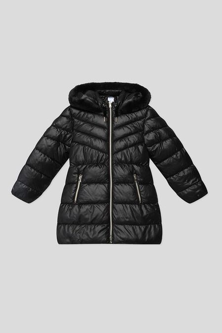 Пальто утепленное с капюшоном удлиненное Mayoral 6503₽