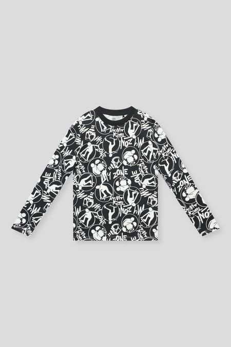 Лонгслив хлопковый с принтом OVS 622₽