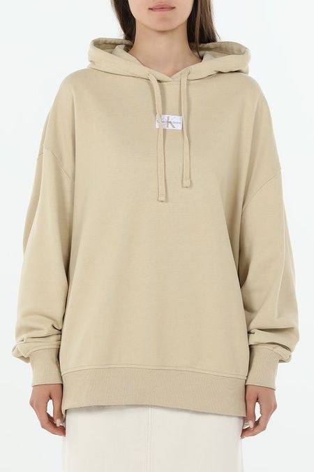 Худи хлопковое свободного кроя Calvin Klein Jeans 8790₽