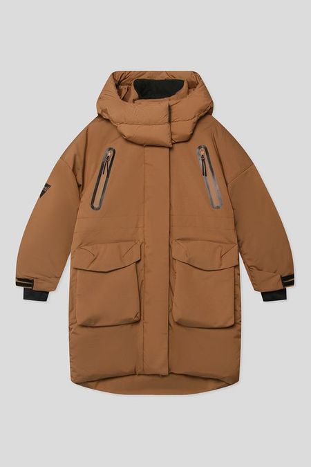 Пальто утепленное с капюшоном и карманами Николь Oldos 7867₽