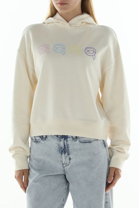 Худи хлопковое iconic Karl Lagerfeld 13890₽