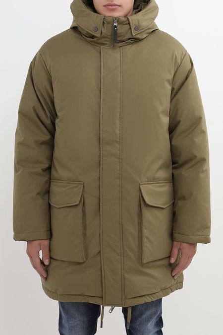 Пуховик с капюшоном и накладными карманами MARCO DI RADI 15292₽
