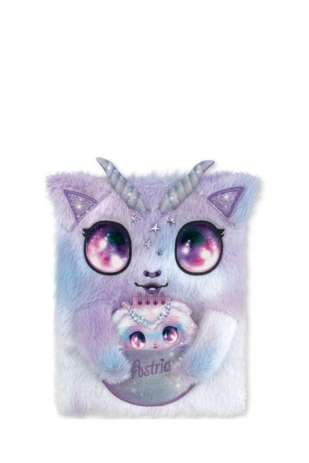 Блокнот для девочек 2в1 с замком и ключом Серия Astria Nebulous Stars