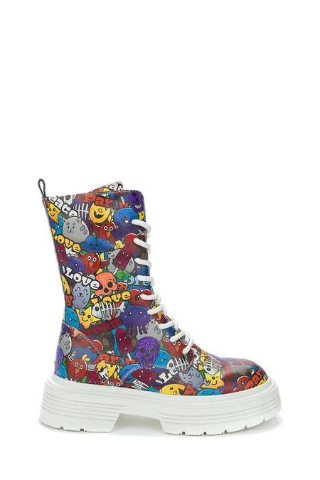 Ботинки с принтом высокие KEDDO 5092₽