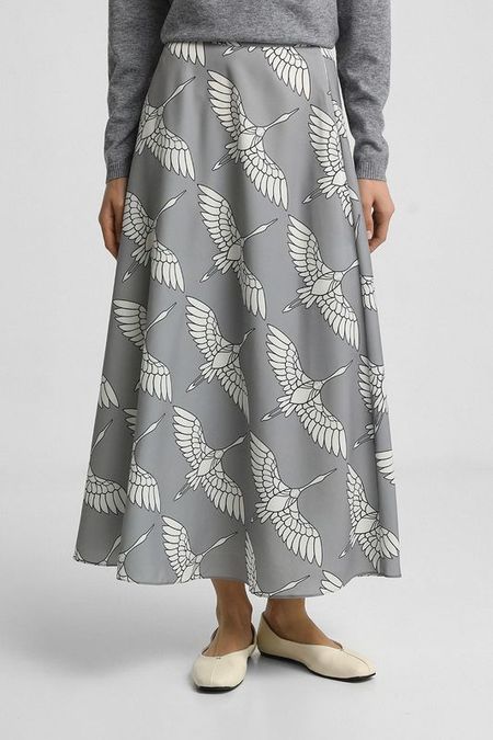 Юбка расклешенная с принтом BELUCCI 5767₽