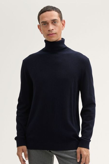 Водолазка хлопковая с высоким воротником TOM TAILOR 4799₽