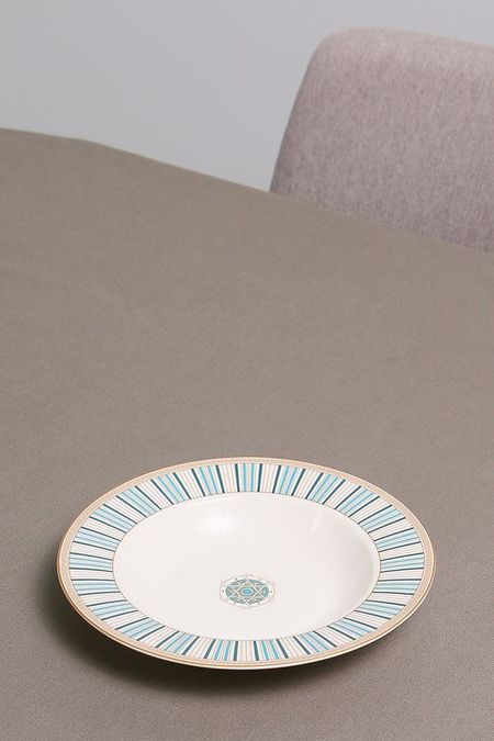 Тарелка суповая фарфоровая с принтом Country Life Pozzi Milano 1876 817₽