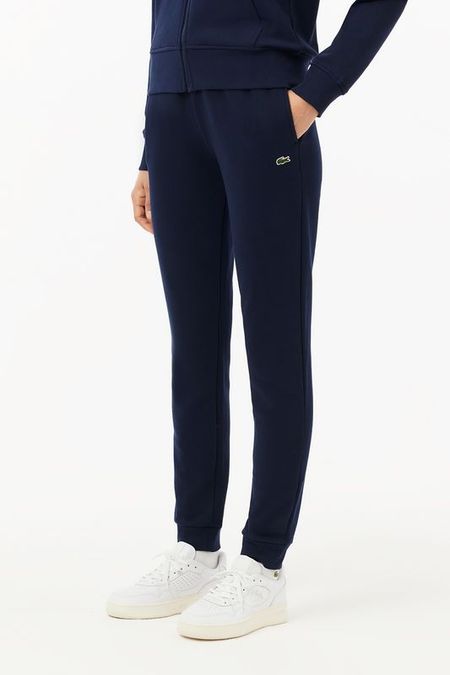 Брюки хлопковые на эластичном поясе Lacoste 17980₽