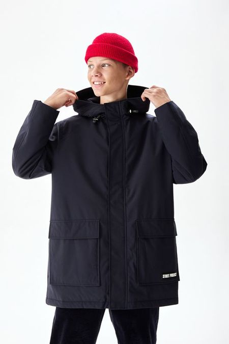 Куртка утепленная с капюшоном и накладными карманами SMENA 3840₽