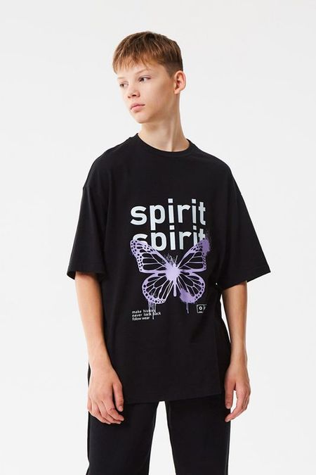 Футболка хлопковая с принтом SMENA 412₽