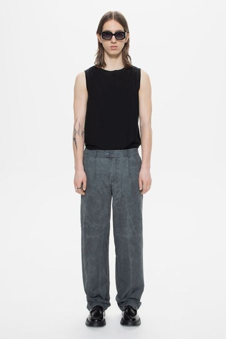 Брюки в технике garment-dyed Adam Novaya