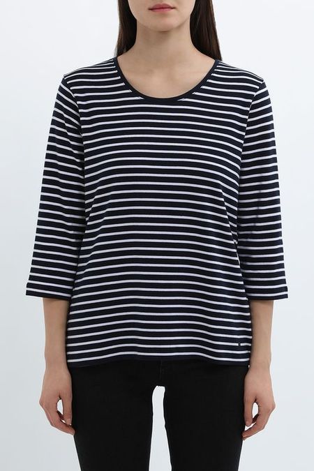 Футболка хлопковая в полоску OLSEN