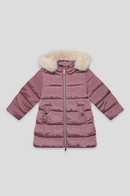 Пальто утепленное с меховой опушкой OVS 5617₽