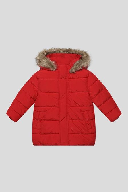 Куртка утепленная с меховой опушкой OVS 4680₽