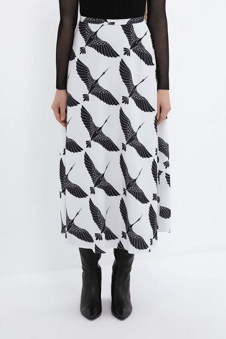 Юбка расклешенная с принтом BELUCCI 5767₽