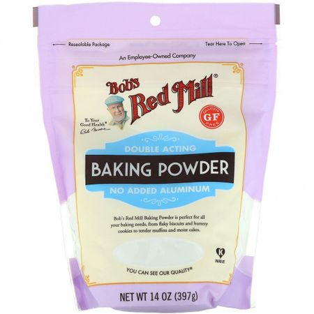 Bob's Red Mill, Пекарный порошок двойного действия, без глютена, 397 г (14 унций)