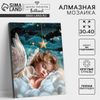 Алмазная мозаика с полным заполнением на холсте с подрамником